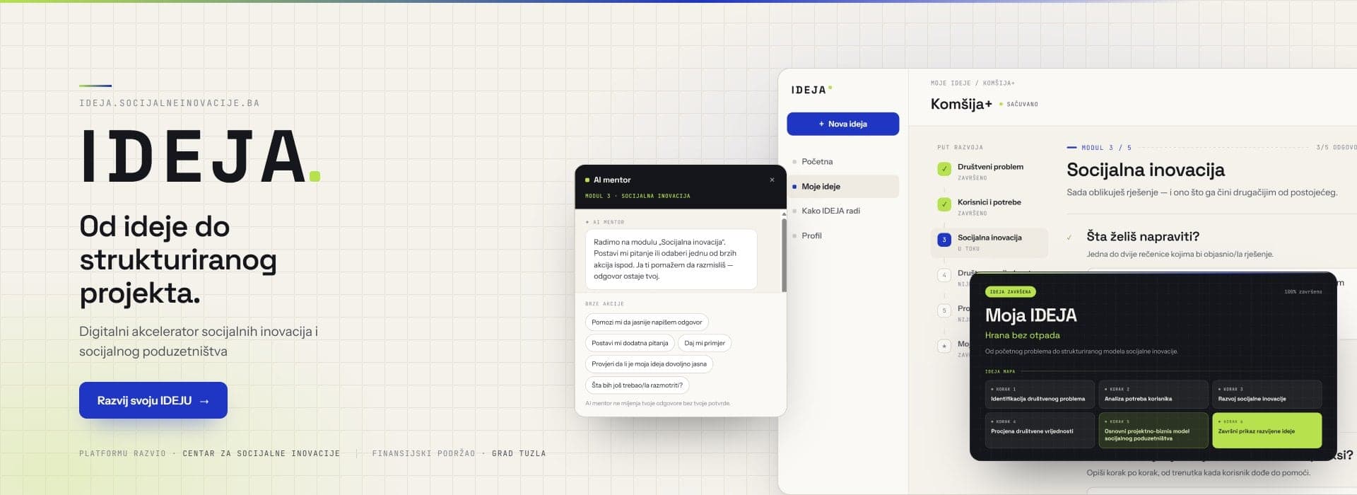 IDEJA — Digitalni akcelerator socijalnih inovacija i socijalnog poduzetništva